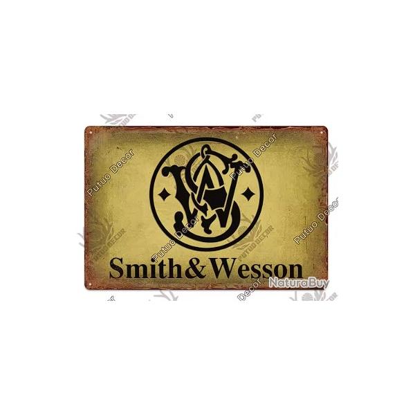 Plaque dcorative vintage smith&wesson V2 LIVRAISON GRATUITE