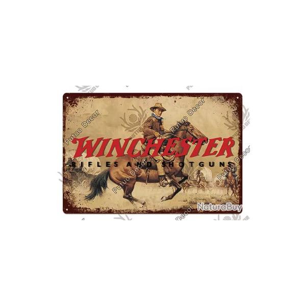 Plaque dcorative vintage winchester V3 LIVRAISON GRATUITE