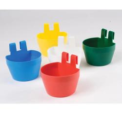 Mangeoire de cage plastique cup 190 ml à la pièce ou par lot de 10 Lot de 10