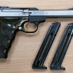 Pistolet Semi-Automatique BROWNING Buck Mark PLUS SS BLACK Lam UDX MS calibre 22Lr