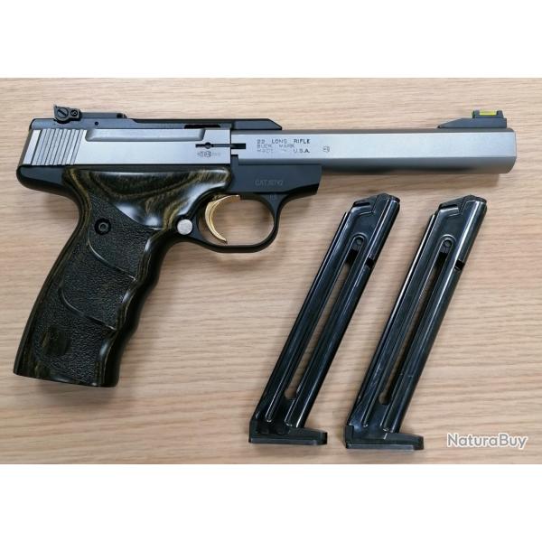Pistolet Semi-Automatique BROWNING Buck Mark PLUS SS BLACK Lam UDX MS calibre 22Lr
