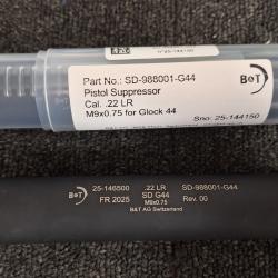 Silencieux B&T Glock 44 M9x0.75 Cal 22 LR