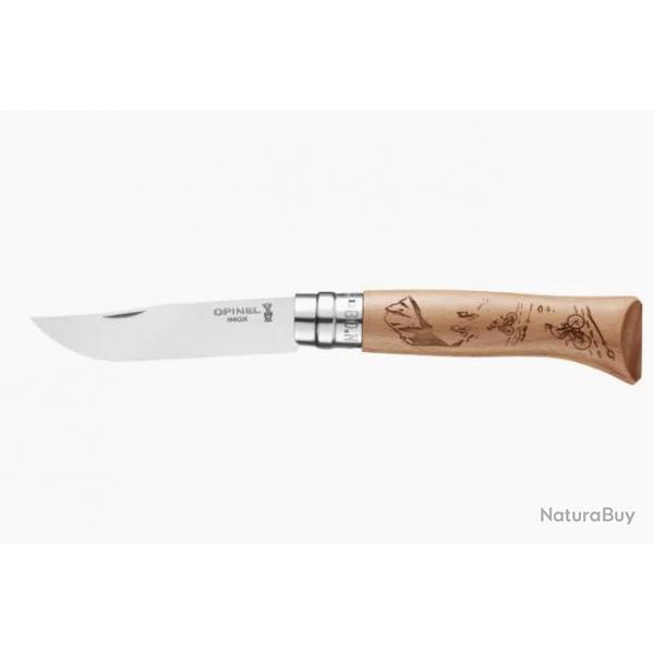 Opinel N°08 Gravure Vélo