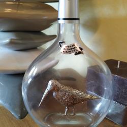 Flacon 70 cl bécasse travail artisanal 99% étain