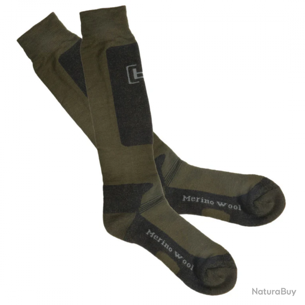 Chaussettes mi-mollet en laine mérinos - Banded XL