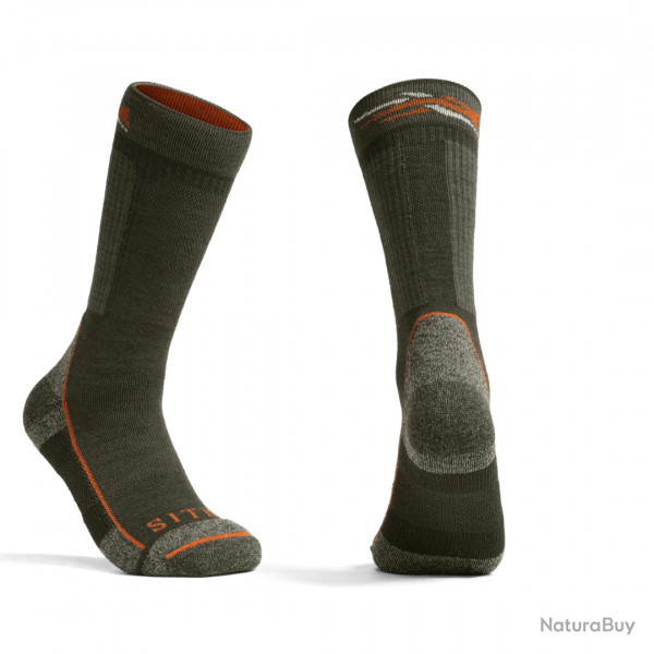 Chaussette midweight crew - sitka L