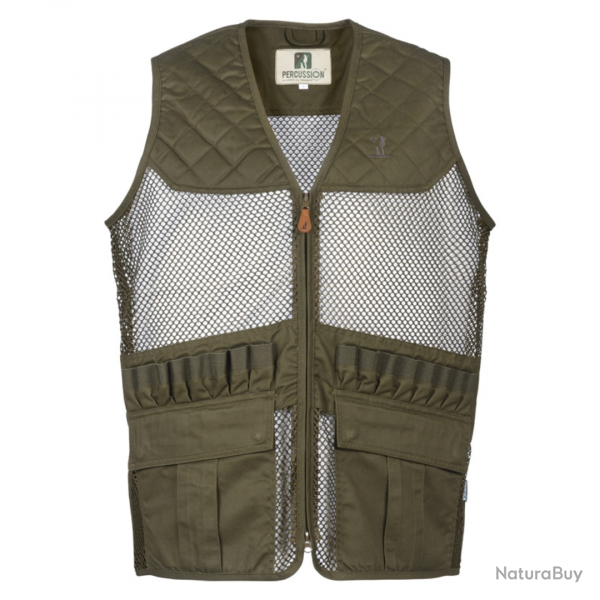 Gilet de chasse filet Savane - PERCUSSION XXL