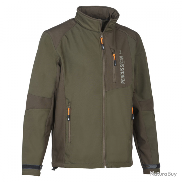 Veste de chasse Softshell kaki / marron - PERCUSSION XXXL