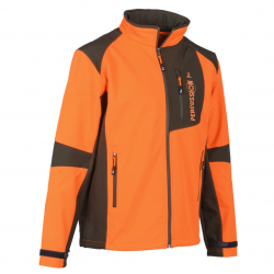 Veste de chasse Softshell orange - PERCUSSION M