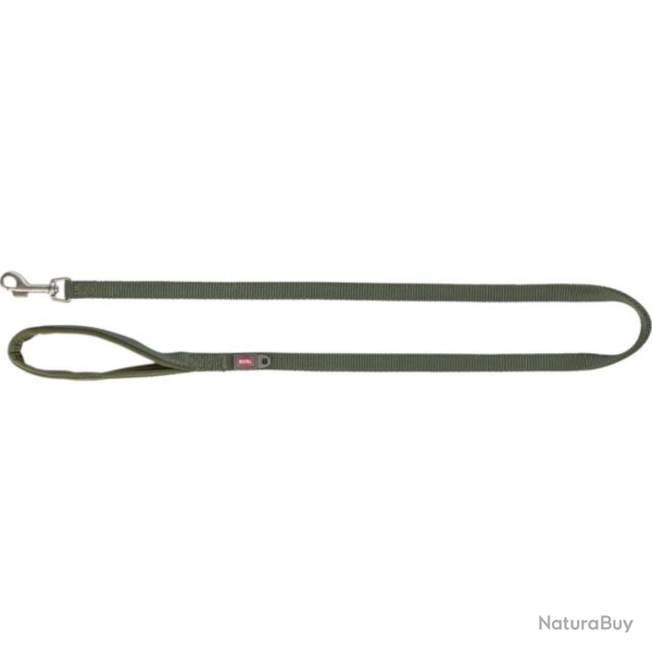 Laisse premium - TRIXIE 1m/25mm, Kaki