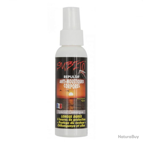 Spray rpulsif anti moustique spcial camargue (100 ml) - SUBITO