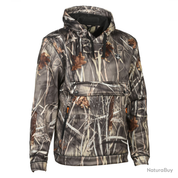 Sweat  capuche ghostcamo roseaux  - PERCUSSION M