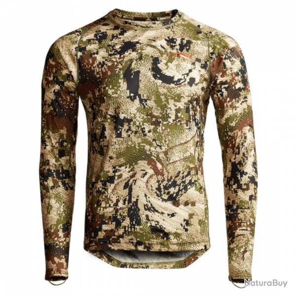 Tee-shirt de chasse Core Merino 120 LS Optifade Subalpine - SITKA XXL