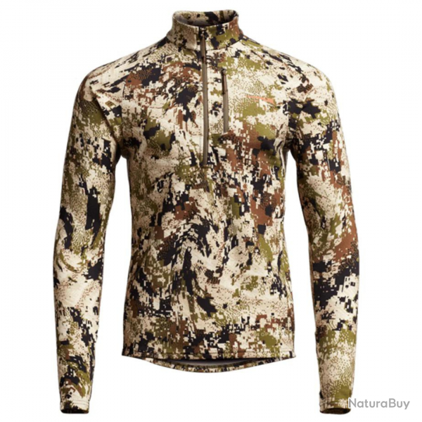 Tee-shirt de chasse Core Merino 330 demi-zip Optifade SUBALPINE - SITKA XXL