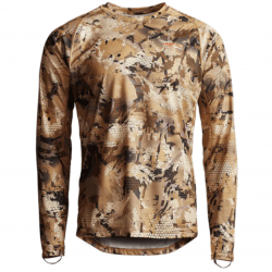 Tee-shirt de chasse Core Merino 120 LS Crew Optifade Marsh - SITKA XL