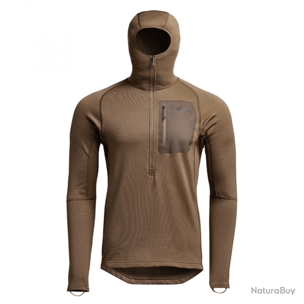 Sweat de chasse  capuche heavyweight Coyote - SITKA XXL
