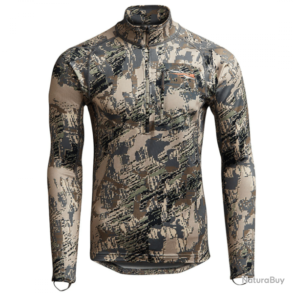 Tee-shirt de chasse Technique Core midweight Zip-T Optifade Open Country - SITKA XL
