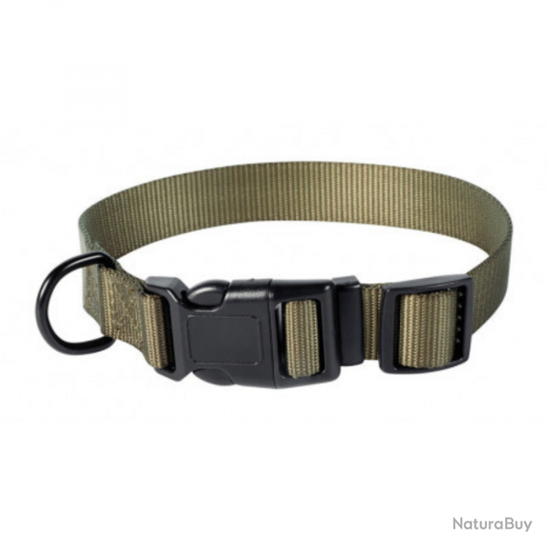 Collier pour chien polyester kaki L/XL