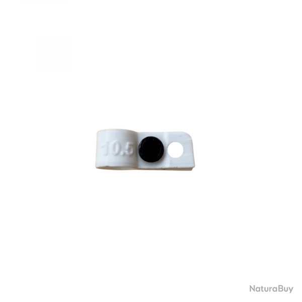 Bague d'attache souple pour appelant canard mignon, cane court cri diamtre 10,5mm avec fixation Bla