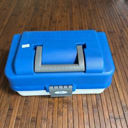 Plastica Panaro 143 blu Mallette de pêche Mixte, Bleu, 336 x 198 x H165 mm DÉSTOCKAGE PÊCHE