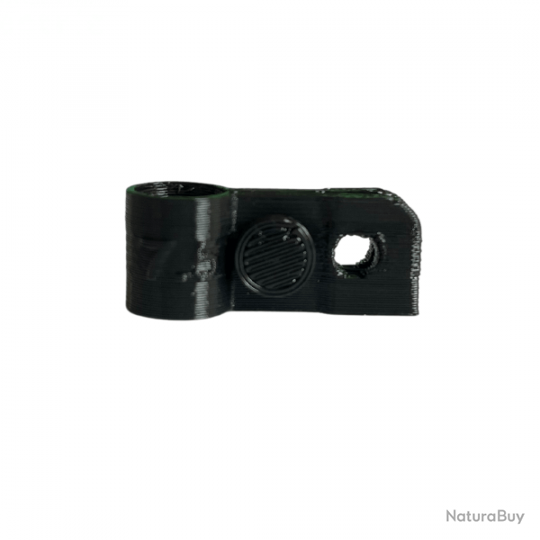 Bague d'attache souple pour appelant sarcelle hybride diamètre 7,5mm avec fixation Noir