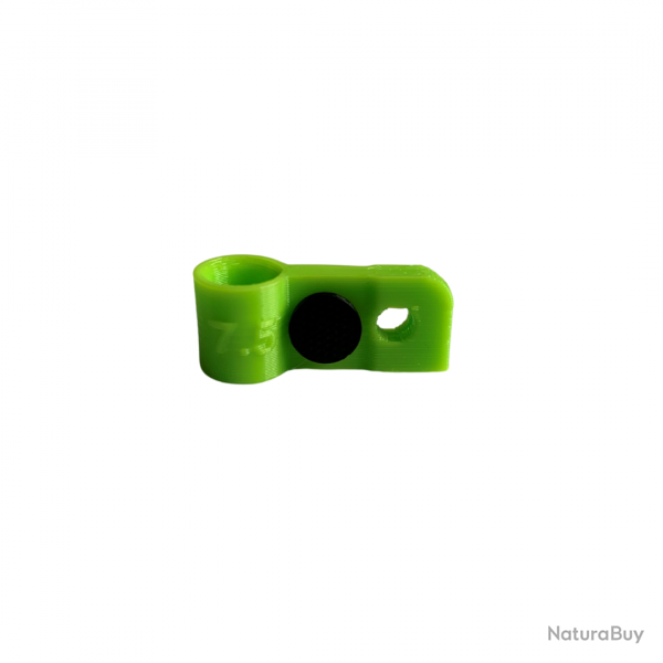 Bague d'attache souple pour appelant sarcelle hybride diamètre 7,5mm avec fixation Vert