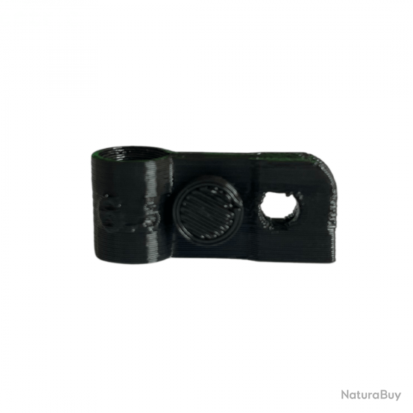 Bague d'attache souple pour appelant sarcelle pure diamètre 6.5mm avec fixation Noir