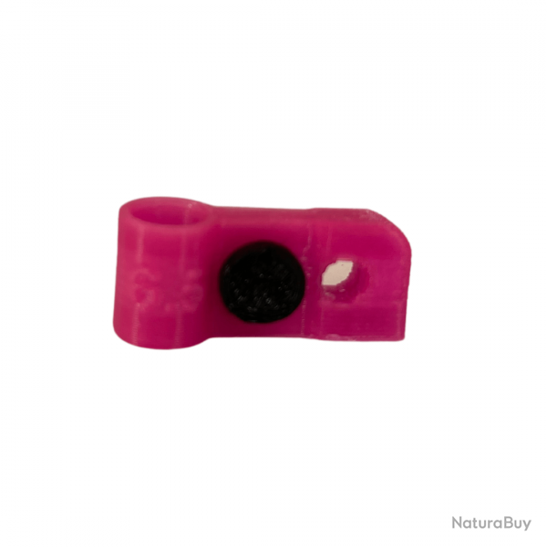 Bague d'attache souple pour appelant sarcelle pure diamètre 6.5mm avec fixation Rose