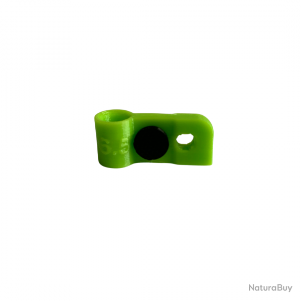 Bague d'attache souple pour appelant sarcelle pure diamètre 6.5mm avec fixation Vert