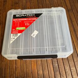 Boite Réversible Scratch Tackle 10 Cases 20x17x5cm pêche
