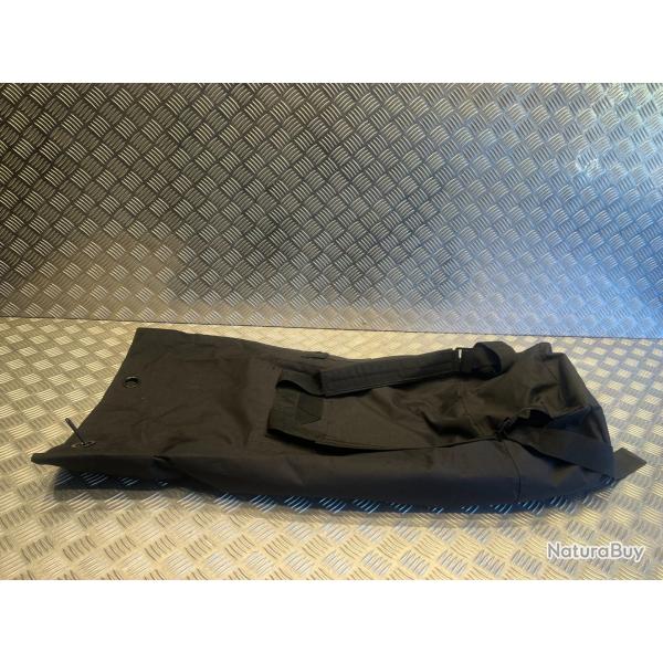 Sac dos polochon paquetage militaire marin bretelles us noir mil-tec 75 litres neuf