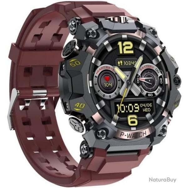 Montre Intelligente Android10 5G/4G Full Netcom Écran AMOLED Double Caméra GPS Wi-Fi 8Go 128G Doré R