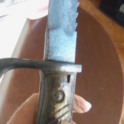 BAIONNETTE GEW 98  a scie