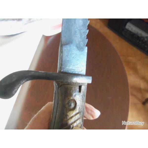 BAIONNETTE GEW 98  a scie