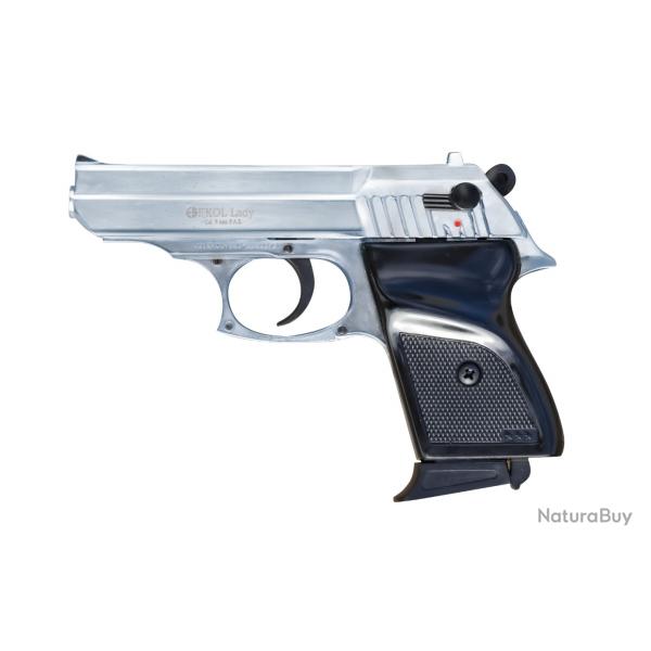 Vente flash ! Pistolet Ekol Lady - Cal. 9 mm PA - Chrom