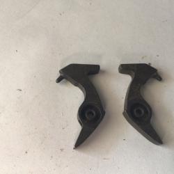 VENDU PAR LE-CUIRASSIER N°1 PAIRE DE CHIENS FUSIL VERNEY CARRON PIONNIER CAL 12