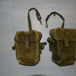 Paire de Porte chargeurs US Vietnam