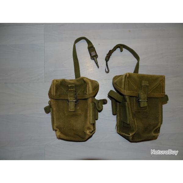 Paire de Porte chargeurs US Vietnam