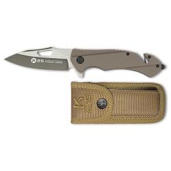 Couteau Pliant Tactique K25 25001 - G10 Coyote - Lame 8.8 cm