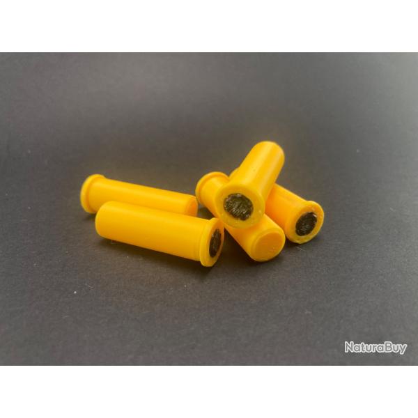 Lot de 5 cartouches inertes .38 WadCutter Avec amortisseur