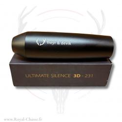 Modérateur de son Ultimate Silence 3D 231 Freyr & Devik 9.5 mm .375 / .375 H&H Mag, .375 Ruger M14x1