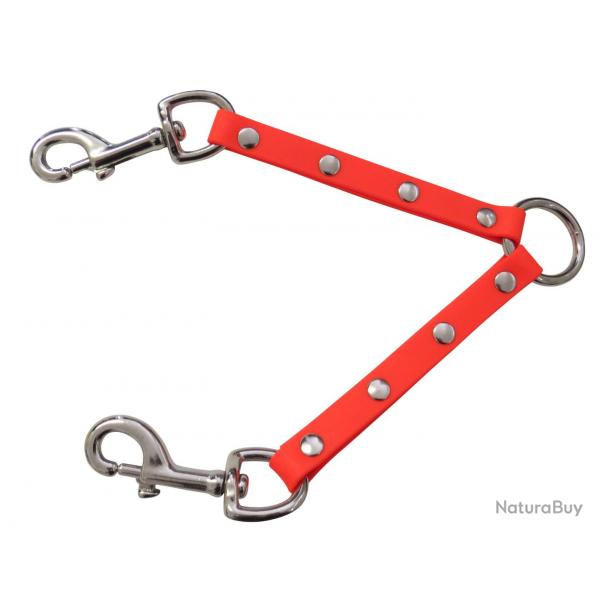 Coupleur Biothane Orange HB Dog