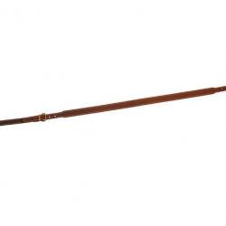 Bretelle bouton cuir vieilli antidérapante FUZYON