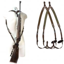 Bretelles carabines Néoprène montagne Niggeloh Olive