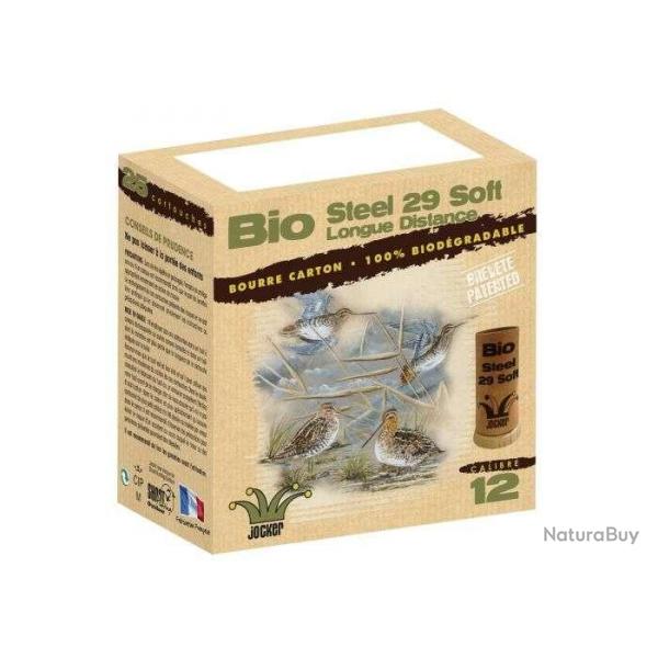Cartouches "BIO Steel Soft" 29Gr Bourre Bio - Cal 12/70 Jocker 06