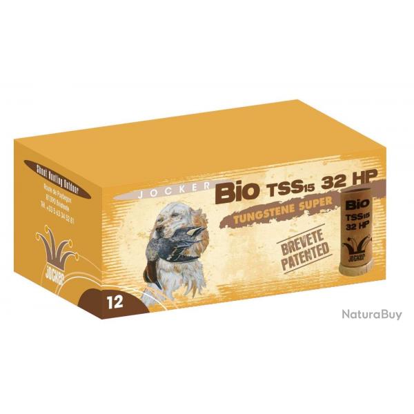 Cartouches "BIO TSS 15 HP" 32Gr Bourre bio - Cal 12/70 Jocker 09