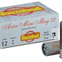 Cartouches "Acier Mini Mag" 32Gr BJ - Cal 12/70 Vouzelaud 04