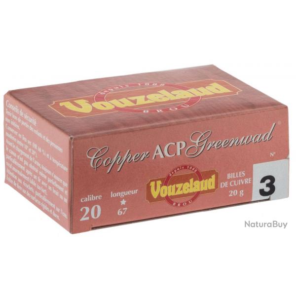 Cartouches "Copper ACP Greenwad" 20Gr BJ - Cal 20/67 Vouzelaud 03