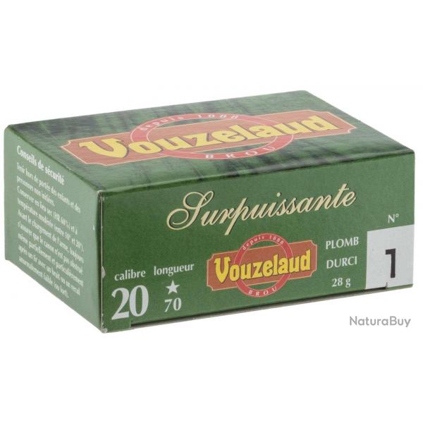 Cartouches "Surpuissante" 28Gr Bj - Cal 20/70 Vouzelaud 07