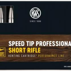 20 balles SHORT RIFLE S. TIP PRO Cal. 30-06 SPRG 165 GRS RWS